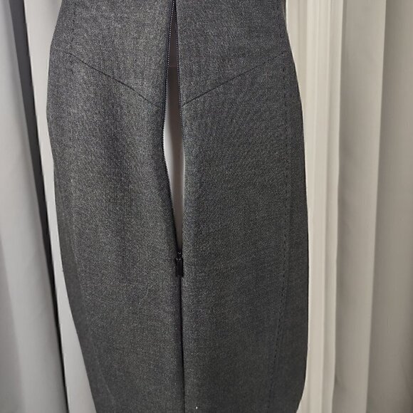 Ann Taylor LOFT Petites Women's Dark Gray To Black Lined Pencil Skirt Size 6P - Picture 5 of 11